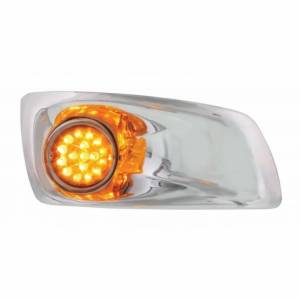 UNITED PACIFIC - 42740 - CUBIERTA DE LUZ ANTINIEBLA CON LUZ REFLECTOR DE ESTILO CLARO HI/LO LED ÁMBAR DE 17 PARA T660 2007-17 KW - PASAJERO - LENTE ÁMBAR