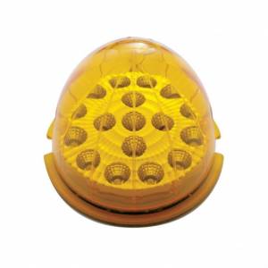 UNITED PACIFIC - UNITED PACIFIC - 42744 - CUBIERTA DE LUZ ANTINIEBLA CON LUZ REFLECTORA DE ESTILO CLARO DE 17 LED ÁMBAR Y VISERA PARA 2007-17 KW T660 - PASAJERO - LENTE ÁMBAR - Image 3