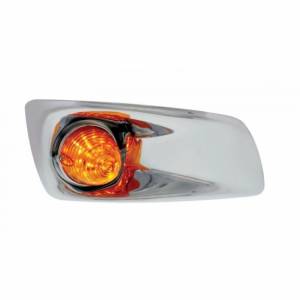 UNITED PACIFIC - 42754 - CUBIERTA DE LUZ ANTINIEBLA CON LUZ DE COLMENA DE 19 LED PARA KW T660 (PASAJERO) 2007-2017 - LED ÁMBAR/ LENTE ÁMBAR