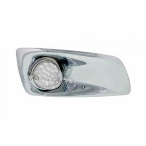 UNITED PACIFIC - 42757 - CUBIERTA DE LUZ ANTINIEBLA CON LUZ REFLECTORA DE 19 LED PARA KW T660 2007-2017 (PASAJERO) - LED ÁMBAR/ LENTE TRANSPARENTE