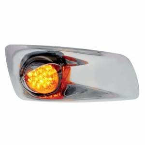 UNITED PACIFIC - 42762 - BISEL UNITED PACIFIC FARO NEBLINERO KENWORTH T660 LUZ WATERMELON 19 LED AMBAR 2007-2017 LADO PASAJER