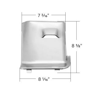 UNITED PACIFIC - UNITED PACIFIC - 42790 - TAPA DE ACCESO AL COMPARTIMIENTO DE FUSIBLES CROMADA PARA KENWORTH T680 - Image 11