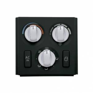 UNITED PACIFIC - UNITED PACIFIC - 42810 - TAPA DE PERILLA DE A/C DE PLÁSTICO CROMADO PARA VOLVO VNL 2003-2017 (PAQUETE DE 3) - Image 6