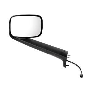 UNITED PACIFIC - 42846 - ESPEJO DE CAPOTA NEGRO CON LENTE CALEFACTABLE PARA FREIGHTLINER CASCADIA 2018-2024 - CONDUCTOR