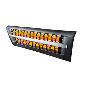 UNITED PACIFIC - UNITED PACIFIC - 42863 - REJILLA DE ENTRADA DE AIRE DE CAPOTA CON LED ÁMBAR PARA FREIGHTLINER CASCADIA 126 2018-2024 - CONDUCTOR - Image 5