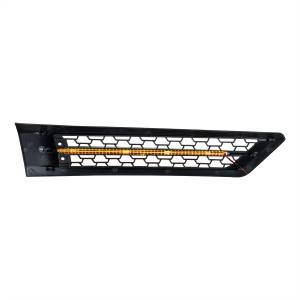 UNITED PACIFIC - UNITED PACIFIC - 42863 - REJILLA DE ENTRADA DE AIRE DE CAPOTA CON LED ÁMBAR PARA FREIGHTLINER CASCADIA 126 2018-2024 - CONDUCTOR - Image 7