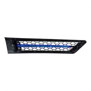 UNITED PACIFIC - UNITED PACIFIC - 42865 - REJILLA DE ENTRADA DE AIRE DE CAPOTA CON LED AZUL PARA FREIGHTLINER CASCADIA 126 2018-2024 - CONDUCTOR - Image 7