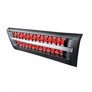 UNITED PACIFIC - UNITED PACIFIC - 42869 - REJILLA DE ENTRADA DE AIRE DE CAPOTA CON LED ROJO PARA FREIGHTLINER CASCADIA 126 2018-2024 - CONDUCTOR - Image 6