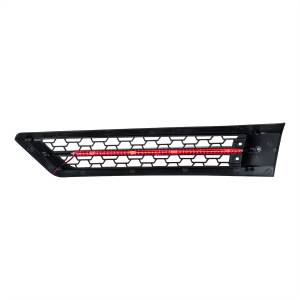 UNITED PACIFIC - UNITED PACIFIC - 42870 - REJILLA DE ENTRADA DE AIRE DE CAPOTA CON LED ROJO PARA FREIGHTLINER CASCADIA 126 2018-2024 - PASAJERO - Image 7