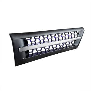 UNITED PACIFIC - UNITED PACIFIC - 42872 - REJILLA DE ENTRADA DE AIRE DE CAPOTA CON LED BLANCO PARA FREIGHTLINER CASCADIA 126 2018-2024 - PASAJERO - Image 6