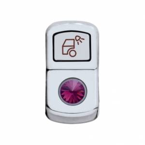 UNITED PACIFIC - 45142 - TAPA DEL INTERRUPTOR BASCULANTE DE LUZ DE CARGA CON CRISTAL MORADO
