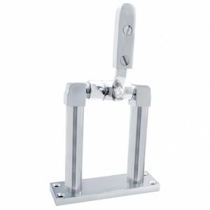 UNITED PACIFIC - 46106 - PALANCA DE VÁLVULA DE BOCINA DE AIRE CROMADA DE 4" CON JUEGO DE SOPORTE