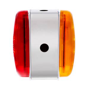 UNITED PACIFIC - UNITED PACIFIC - 60055 - REFLECTOR DE DOBLE FUNCIÓN DE 26 LED LUZ OVALADA DE DOBLE CARA CON SOPORTE DE ACERO INOXIDABLE - LED ÁMBAR Y ROJO/LEENTE ÁMBAR Y ROJA - Image 10