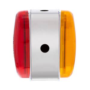 UNITED PACIFIC - UNITED PACIFIC - 60055 - REFLECTOR DE DOBLE FUNCIÓN DE 26 LED LUZ OVALADA DE DOBLE CARA CON SOPORTE DE ACERO INOXIDABLE - LED ÁMBAR Y ROJO/LEENTE ÁMBAR Y ROJA - Image 11