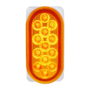 UNITED PACIFIC - UNITED PACIFIC - 60055 - REFLECTOR DE DOBLE FUNCIÓN DE 26 LED LUZ OVALADA DE DOBLE CARA CON SOPORTE DE ACERO INOXIDABLE - LED ÁMBAR Y ROJO/LEENTE ÁMBAR Y ROJA - Image 13