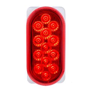UNITED PACIFIC - UNITED PACIFIC - 60055 - REFLECTOR DE DOBLE FUNCIÓN DE 26 LED LUZ OVALADA DE DOBLE CARA CON SOPORTE DE ACERO INOXIDABLE - LED ÁMBAR Y ROJO/LEENTE ÁMBAR Y ROJA - Image 18