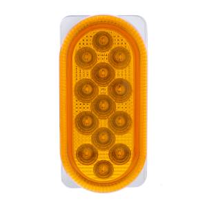 UNITED PACIFIC - UNITED PACIFIC - 60055 - REFLECTOR DE DOBLE FUNCIÓN DE 26 LED LUZ OVALADA DE DOBLE CARA CON SOPORTE DE ACERO INOXIDABLE - LED ÁMBAR Y ROJO/LEENTE ÁMBAR Y ROJA - Image 15