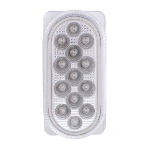 UNITED PACIFIC - UNITED PACIFIC - 60056 - REFLECTOR DE DOBLE FUNCIÓN DE 26 LED LUZ OVALADA DE DOBLE CARA CON SOPORTE DE ACERO INOXIDABLE - LED ÁMBAR Y ROJO/LENTE TRANSPARENTE - Image 15