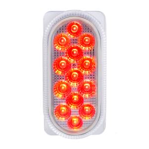 UNITED PACIFIC - UNITED PACIFIC - 60056 - REFLECTOR DE DOBLE FUNCIÓN DE 26 LED LUZ OVALADA DE DOBLE CARA CON SOPORTE DE ACERO INOXIDABLE - LED ÁMBAR Y ROJO/LENTE TRANSPARENTE - Image 18