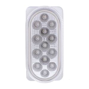 UNITED PACIFIC - UNITED PACIFIC - 60056 - REFLECTOR DE DOBLE FUNCIÓN DE 26 LED LUZ OVALADA DE DOBLE CARA CON SOPORTE DE ACERO INOXIDABLE - LED ÁMBAR Y ROJO/LENTE TRANSPARENTE - Image 20