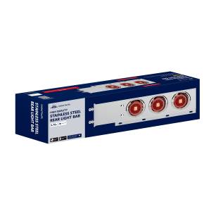 UNITED PACIFIC - UNITED PACIFIC - 61009 - BARRA DE RESORTE SS CON PATRÓN DE PERNOS DE 3-3/4" CON 6X 4" 13 LUCES LED ABYSS - LED ROJO/LENTE ROJA (PAR) - Image 7