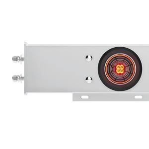 UNITED PACIFIC - UNITED PACIFIC - 61016 - BARRA DE RESORTE SS CON PATRÓN DE PERNOS DE 2-1/2" CON 6X 4" 13 LUCES LED ABYSS - LED ROJO/LENTE TRANSPARENTE (PAR) - Image 4