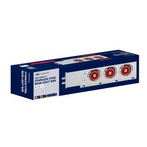UNITED PACIFIC - UNITED PACIFIC - 61021 - BARRA DE RESORTE SS CON PATRÓN DE PERNOS DE 2" CON 6X 4" 13 LUCES LED ABYSS - LED ROJO/LENTE ROJA (PAR) - Image 8
