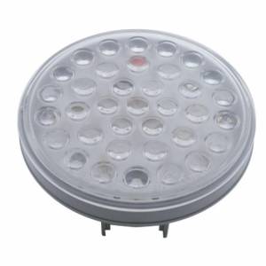 UNITED PACIFIC - UNITED PACIFIC - 61801 - BARRA DE RESORTE SS CON PATRÓN DE PERNOS DE 3-3/4" CON LUCES Y VISORES DE 6X 36 LED DE 4" -LED ROJO/LEENTE TRANSPARENTE (PAR) - Image 3