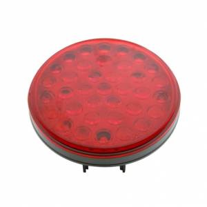 UNITED PACIFIC - UNITED PACIFIC - 62647 - BARRA DE LUCES TRASERA CROMADA DE 1 PIEZA CON SEIS LUCES Y BISELES DE 36 LED DE 4" - LED ROJO/LEENTE ROJA - Image 3