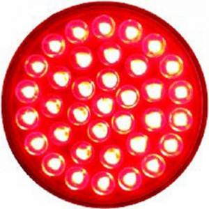 UNITED PACIFIC - UNITED PACIFIC - 62649 - BARRA DE LUCES TRASERAS DE INOXIDABLE DE 1 PIEZA CON LUCES Y BISELES DE 6X 36 LED DE 4" - LED ROJO/LENTE ROJA - Image 4