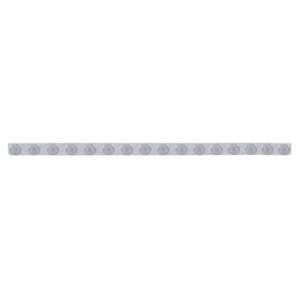 UNITED PACIFIC - 62837 - SOPORTE DE LUZ DE PARACHOQUES DE ACERO INOXIDABLE DE 79-1/2" CON LUCES Y BISELES DE 16X 9 LED DE 2" - LED ÁMBAR/LEENTE TRANSPARENTE