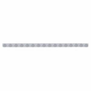 UNITED PACIFIC - 62845 - SOPORTE DE LUZ DE PARACHOQUES DE ACERO INOXIDABLE DE 79-1/2" CON LUCES REFLECTORAS Y BISELES DE 16X 7 LED DE 2" - LED ÁMBAR/LENTE TRANSPARENTE