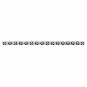 UNITED PACIFIC - 62949 - SOPORTE DE LUZ DE PARACHOQUES DE ACERO INOXIDABLE DE 79-1/2" CON LUZ DE COLMENA DE 16X 9 LED DE 2" - LED ÁMBAR/LENTE TRANSPARENTE