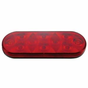 UNITED PACIFIC - UNITED PACIFIC - 63304 - BARRA DE RESORTE SS CON PATRÓN DE PERNOS DE 2-1/2" CON 6 LUCES LED OVALADAS 10 - LED ROJO Y LENTE (PAR) - Image 3