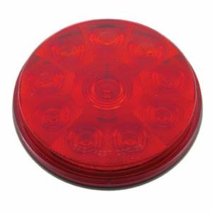 UNITED PACIFIC - UNITED PACIFIC - 63645 - BARRA CON RESORTE CROMADA CON PATRÓN DE PERNO DE 2-1/2" CON 6X 4" 10 LUCES LED - LED ROJO Y LENTE (PAR) - Image 4