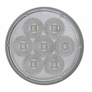 UNITED PACIFIC - UNITED PACIFIC - 63731 - BARRA DE RESORTE SS CON PATRÓN DE PERNO DE 2-1/2" CON 6X 4" 7 LUCES LED - LED ROJO/LEENTE TRANSPARENTE (PAR) - Image 3