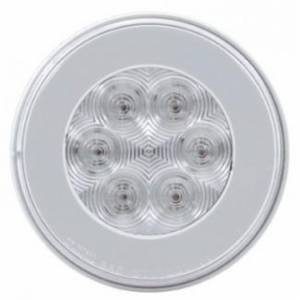 UNITED PACIFIC - UNITED PACIFIC - 63767 - BARRA DE RESORTE SS CON PATRÓN DE PERNO DE 2-1/2" CON 6X 21 LED GLOLIGHT DE 4" - LED ROJO/LEENTE TRANSPARENTE (PAR) - Image 3