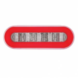UNITED PACIFIC - UNITED PACIFIC - 63787 - BARRA DE RESORTE SS CON PATRÓN DE PERNOS DE 3-3/4" CON 6X 22 LED ROJOS GLOLIGHT Y OJAL OVALADOS DE 6" - LENTE TRANSPARENTE (PAR) - Image 7