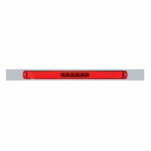 UNITED PACIFIC - UNITED PACIFIC - 63792 - PLACA DE GUARDABARROS SUPERIOR CROMADA CON BARRA GLOLIGHT DE 28 LED DE 17" - LED ROJO/LENTE ROJA (CADA UNO) - Image 4