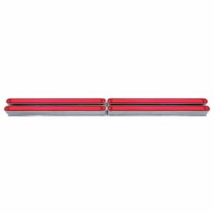 UNITED PACIFIC - UNITED PACIFIC - 63810 - PLACA SUPERIOR CROMADA PARA GUARDABARROS CON CUATRO BARRAS GLOLIGHT DE 24 LED DE 12" - LED ROJO/LENTE ROJA (CADA UNO) - Image 5