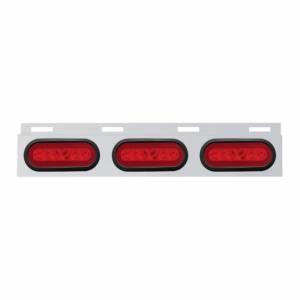 UNITED PACIFIC - UNITED PACIFIC - 63818 - SOPORTE DE GUARDABARROS SUPERIOR DE INOXIDABLE CON 3X 22 LED 6" GLOLIGHT OVALADO Y OJALES - LED ROJO/LENTE ROJA (CADA UNO) - Image 4