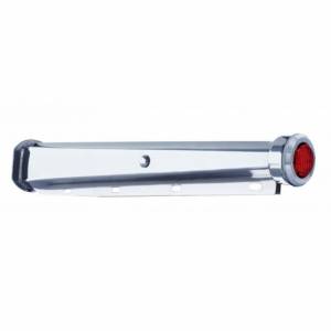 UNITED PACIFIC - 66001 - COLGANTES PARA GUARDABARROS DE TRABAJO PESADO DE 30" CON TAPA EXTREMA DE 9 LED Y BISEL - LED ROJO/LENTE ROJA (PAR)