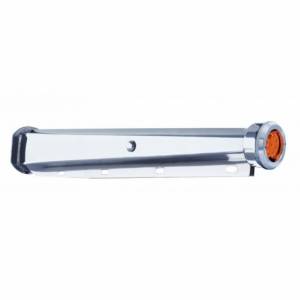 UNITED PACIFIC - UNITED PACIFIC - 66004 - COLGANTES PARA GUARDABARROS DE TRABAJO PESADO DE 30" CON TAPA EXTREMA Y BISEL DE REFLECTOR DE 9 LED - LED ÁMBAR/LENTE ÁMBAR (PAR) - Image 2