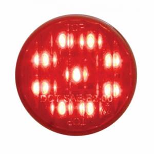 UNITED PACIFIC - UNITED PACIFIC - 67001 - COLGANTES PARA GUARDABARROS DE TRABAJO PESADO DE 30" CON TAPA EXTREMA DE 9 LED Y OJAL - LED ROJO/LEENTE ROJA (PAR) - Image 3