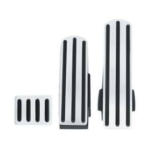 UNITED PACIFIC - 70260 - JUEGO DE PEDALES CROMADOS CON INSERCIÓN NEGRA PARA KENWORTH W900L (1990-2005), T800 (1986-2005) Y T600 (1986-1993)