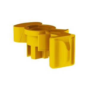 UNITED PACIFIC - 70280 - BOTÓN DIVISOR DE PLÁSTICO COLOR CANDY PARA CAMBIADOR EATON FULLER 13 VELOCIDADES - ELÉCTRICO AMARILLO