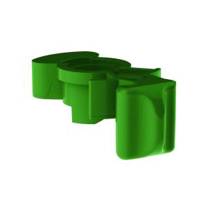 UNITED PACIFIC - 70293 - BOTÓN DIVISOR DE PLÁSTICO COLOR CANDY PARA CAMBIO DE 15 VELOCIDADES EATON FULLER-VERDE ESMERALDA