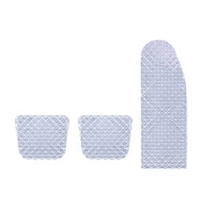 UNITED PACIFIC - 70369 - JUEGO DE CUBIERTAS DE PEDALES DE DIAMANTE DE ALUMINIO CROMADA PARA PETERBILT 567/579/587 2014+