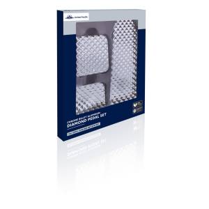UNITED PACIFIC - UNITED PACIFIC - 70369 - JUEGO DE CUBIERTAS DE PEDALES DE DIAMANTE DE ALUMINIO CROMADA PARA PETERBILT 567/579/587 2014+ - Image 7
