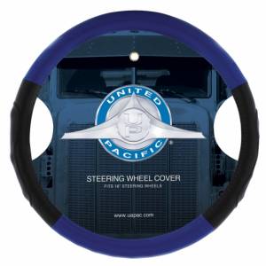 UNITED PACIFIC - UNITED PACIFIC - 70405 - FUNDA PARA VOLANTE DUO TONO DE 18" - NEGRO Y AZUL - Image 1
